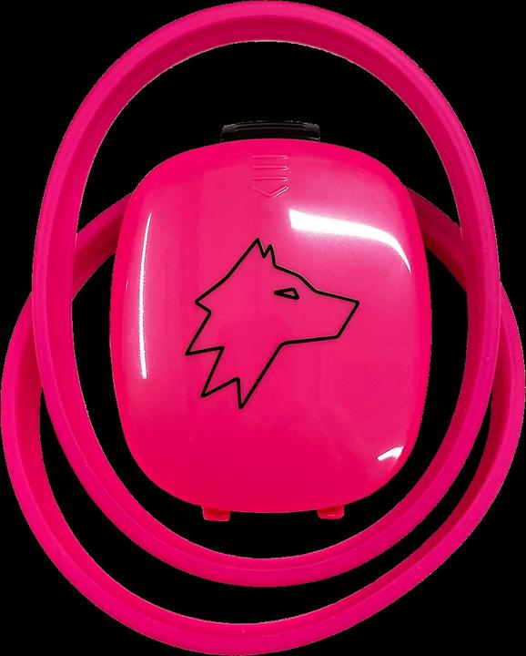 Wolf Protection Kit de visibilité rose électrique pour WOLF Pro (Coussinets de rechange pour protection auditive)