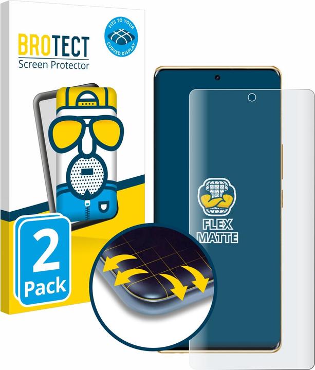 Actual product image BROTECT Full-Screen Protector Matte (2 pcs., Infinix Hot 40i)