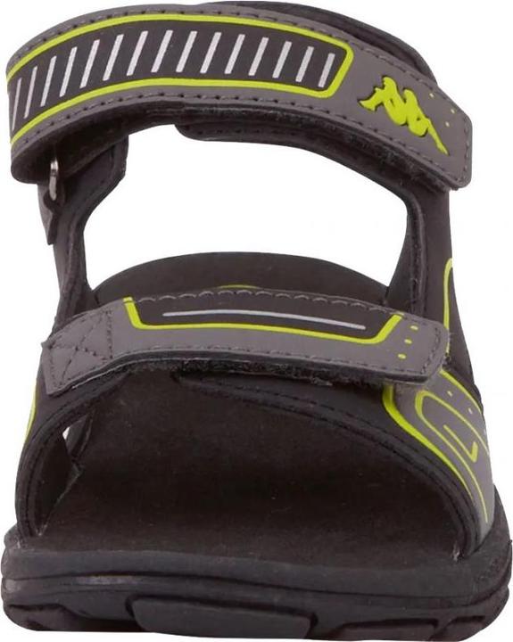 Actual product image Kappa Sandały dla dzieci Paxos czarno-limonkowe 260864K 1133 26 (26)