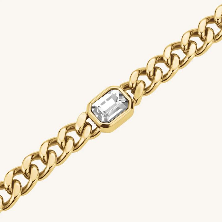 Immagine prodotto Rosefield Halskette (Acciaio inossidabile 316L con placcatura in oro giallo 14K, 38 cm)