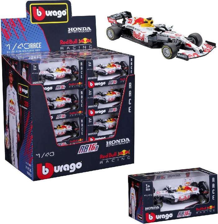 Image du produit Burago Red Bull Max 1:43 RB16 Livery