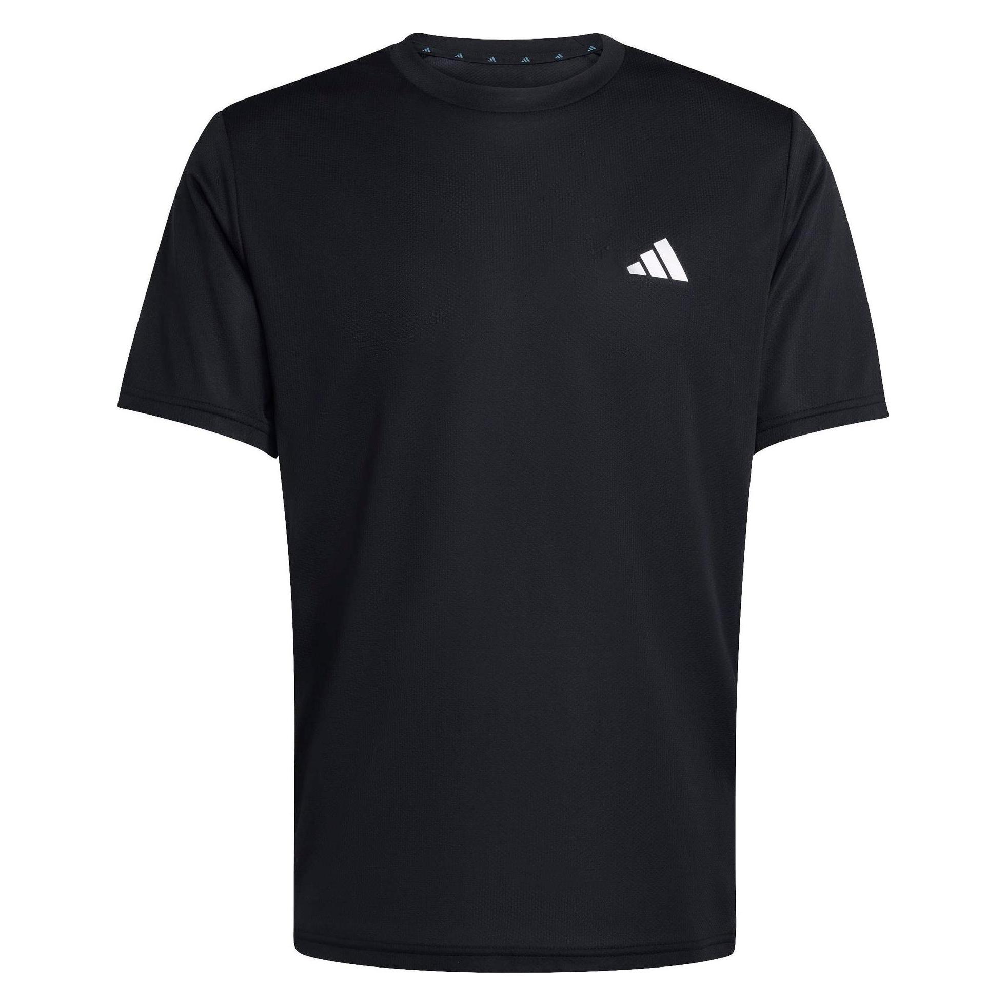 Adidas, Mannen, Functioneel Overhemd, We Base 3-Stripes Tee (Xxl), Wit, Zwart, Xxl