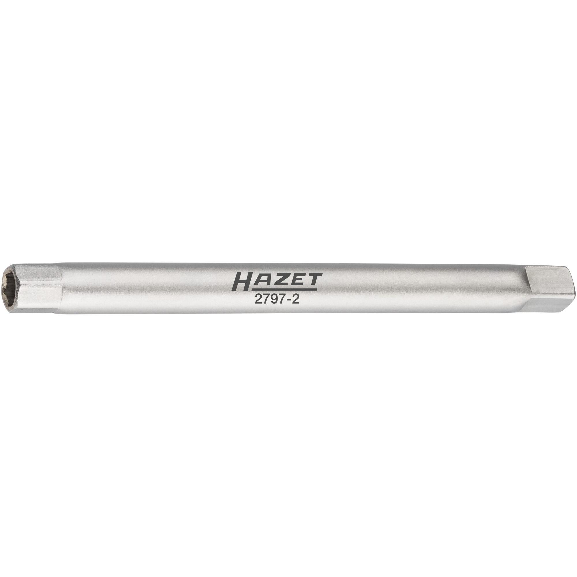 HAZET, Steckschlüssel + Stecknuss, Rohr-Doppelsteckschlüssel (8 mm)
