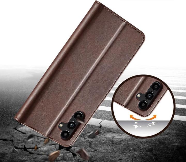Produktbild LC.Imeeke Galaxy A35 - Leder Etui Hülle dunkelbraun (Samsung Galaxy A35)