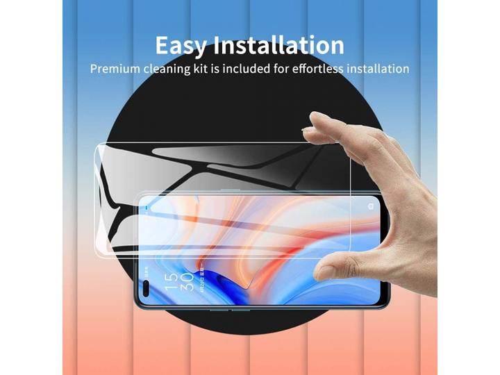 Produktbild Screenguard Oppo Reno4 5G Panzerglas Schutzfolie Case Friendly Design (1 Stk., Oppo Reno 4 5G)