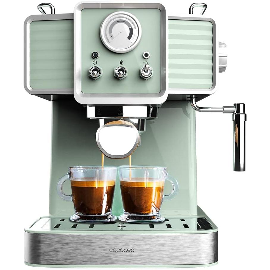 Cecotec Express Power Espresso 20, Light Green, Siebträgermaschine, Grün