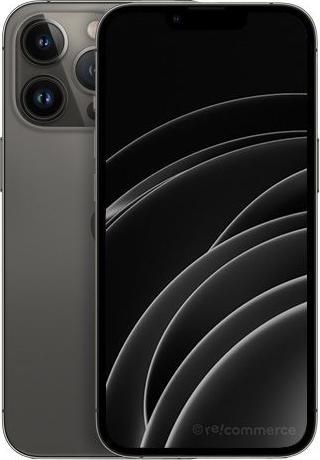Image du produit Re!commerce iPhone 13 Pro Max (128 Go, Noir, Graphite, 6.70", 12 Mpx, SIM + eSIM, A / Comme neuf)