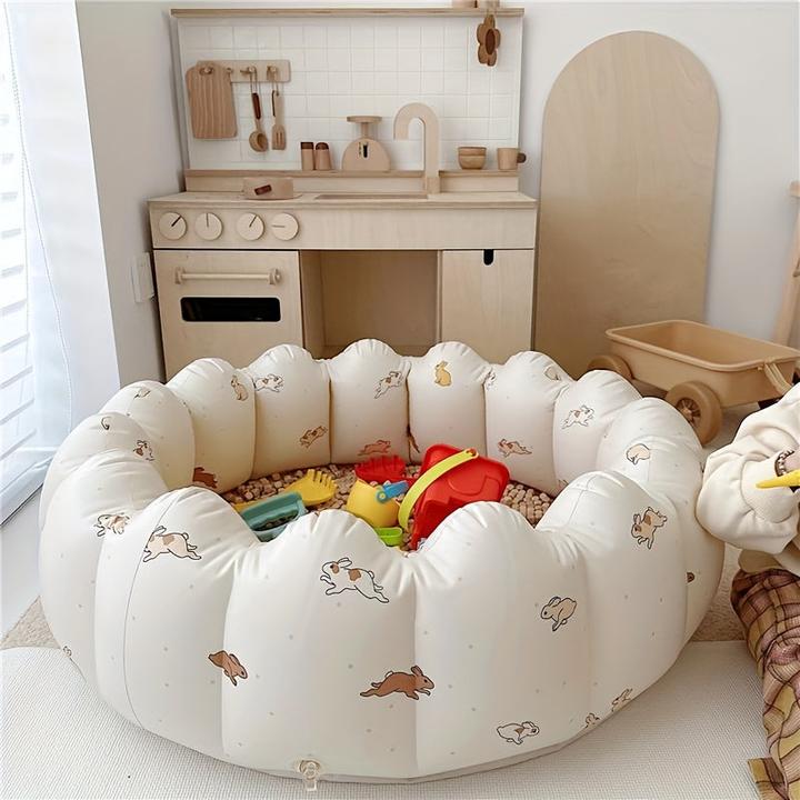 Image du produit Activity Board Cute Inflatable Kids Ball Pit - Multi-usage Portable Playpen - Toy Ocean Balls Pool, Sand and