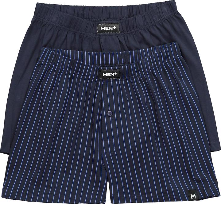 Produktbild Men+ Boxershorts FLEXLASTIC®, Bauchfit, 2er-Pack, Unterhose (L, 2er Pack)