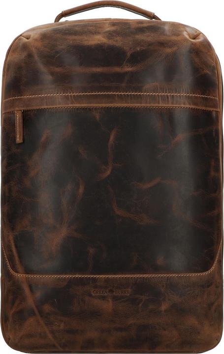 Greenburry Vintage Reiserucksack Leder 48 cm Laptopfach (24 l)
