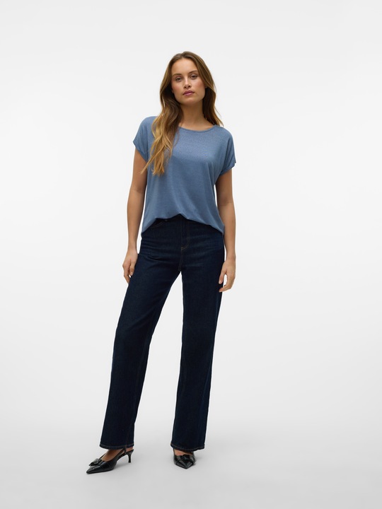 Image du produit Vero Moda Vmlava Glitter Ss Top Stripe Ga (M)