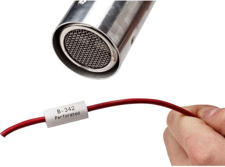 Produktbild Brady 2LSZH-250-2-WT-S, B-7641, PermaSleeve Schrumpfschlauch 2:1, Weiss, 50.80 x 11.15 mm, Low Smok