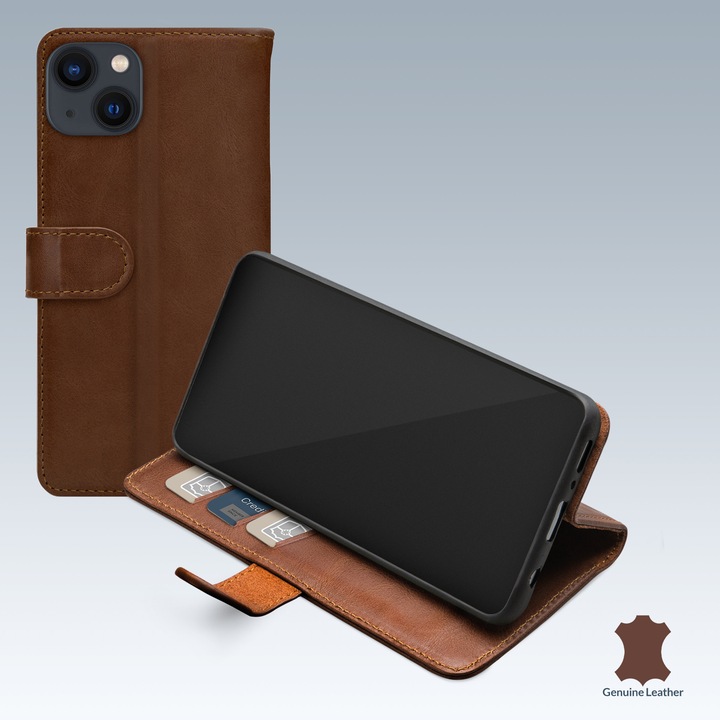 Produktbild Mobilize Portemonnaie aus Leder (Apple iPhone 13 mini)