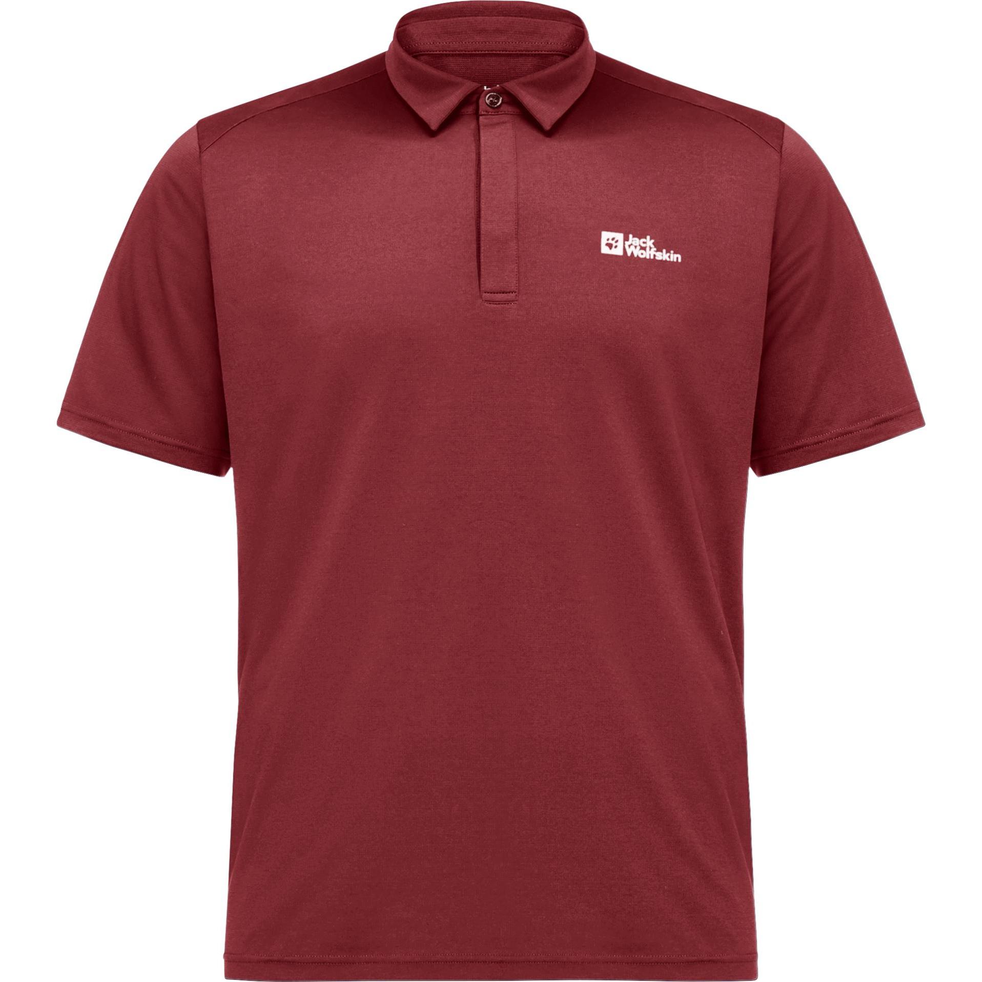 Jack Wolfskin, Herren, Shirt, Delgami Polo M, Rot, (M)