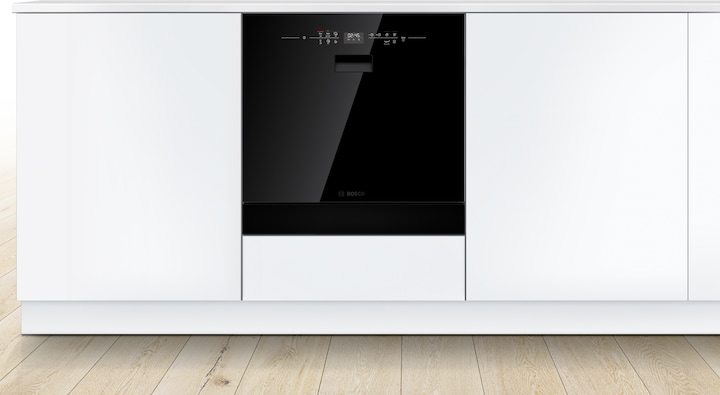 Produktbild Bosch Hausgeräte Serie 6, Einbau-Modular-Geschirrspüler, 60 cm, Schwarz, SCX6ITB00E