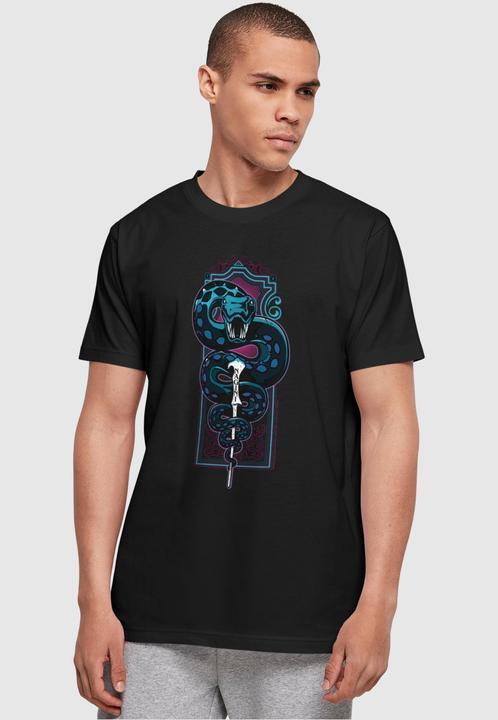 Actual product image Absolute Cult Harry Potter - Neon Basilisk Basic T-Shirt - 116877 (M)