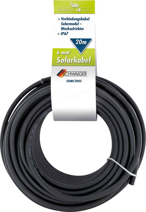 Produktbild Schwaiger Solarkabel unkonfetkioniert (Solarstecker)
