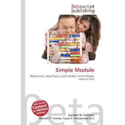 Simple Module, Fachbücher von Lambert M. Surhone, Miriam T. Timpledon, Susan F. Marseken