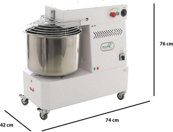 Actual product image Famag Professioneller Spiralkneter25 kg (1103.25 W)