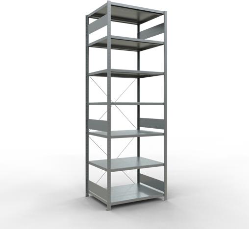 Actual product image Schulte Lagertechnik MULTIplus250 basic racking system with cross braces