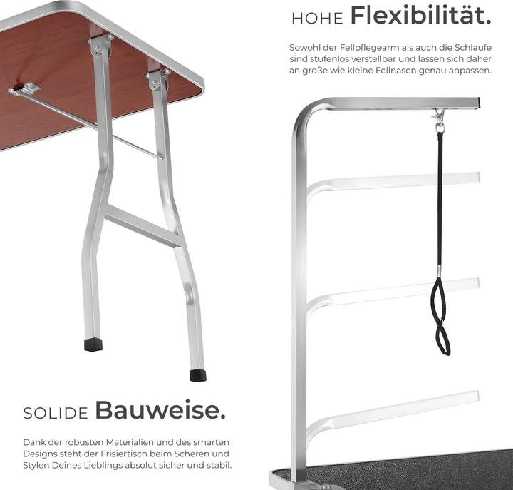 Actual product image tectake Dog Grooming Table with Arm (Dog)
