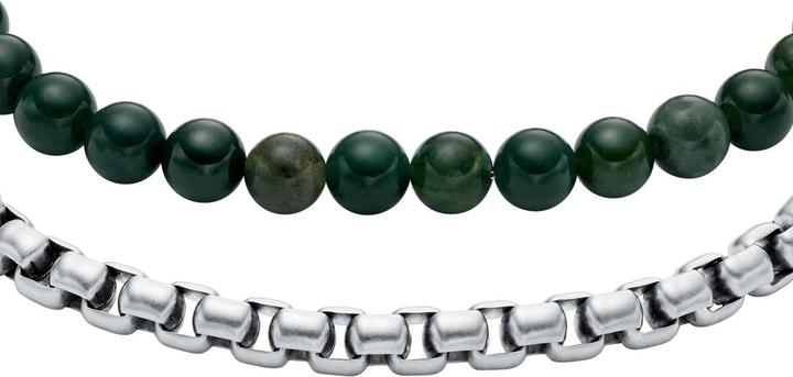 Produktbild Fossil Jewelry Armband (21.50 cm, Edelstahl, Natursteine)