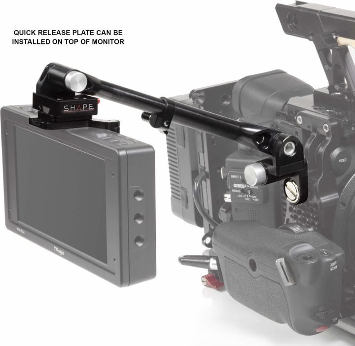 Actual product image Shape Telescopic Push Button Magic Arm Kit with Delta Mini Plate (Stand adapter)