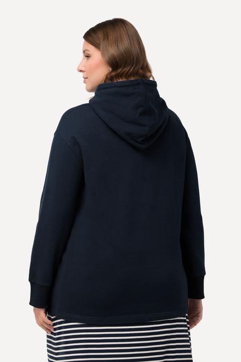Produktbild Ulla Popken Bellieva Hoodie, GOTS, A-Line, Still-Funktion, Kapuze, Langarm (58)