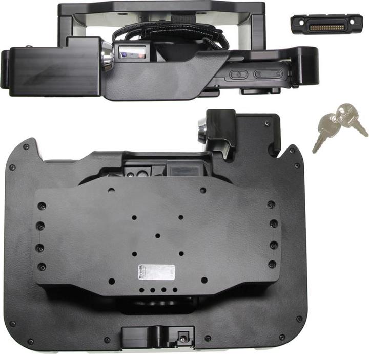 Brodit Handheld Charger Cradle - Car - 12 V - Black - for Zebra ET55 (8.3 inch)