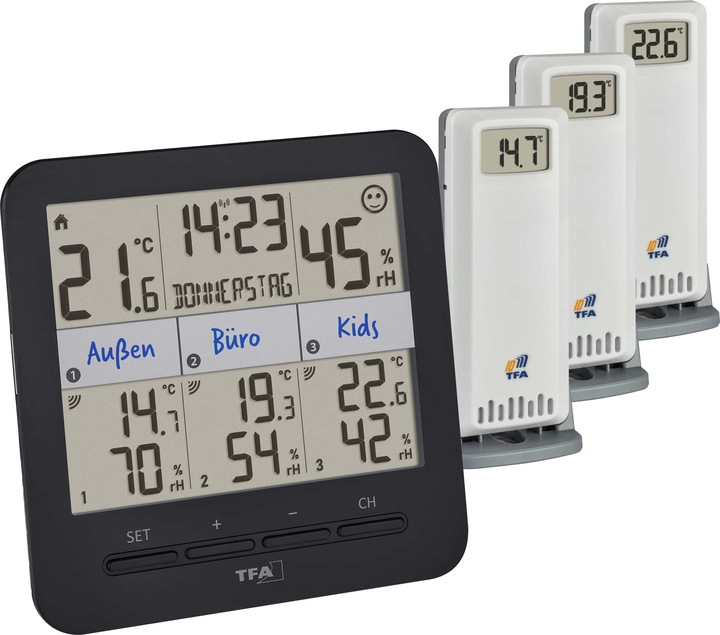 Produktbild TFA Funk-Thermo-Hygrometer