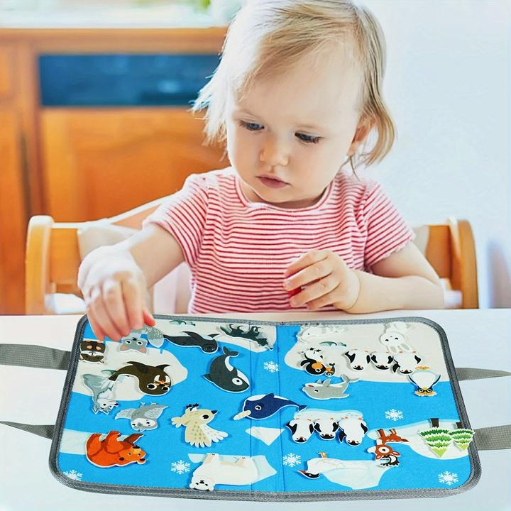 Actual product image Activity Board Interactive felt story board set - early learning toy for toddlers (0-3 years), ideal