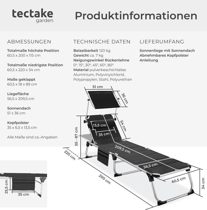 Produktbild tectake Lorella (200 cm)