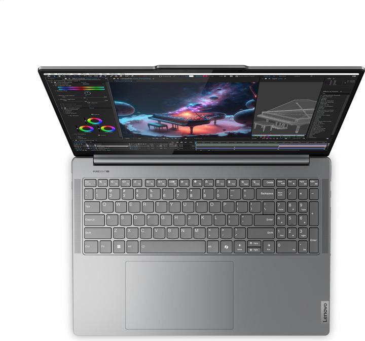 Image du produit Lenovo Yoga Pro 9 (16", Intel Core Ultra 9 185H, 32 Go, 1000 Go, ING. Int.)