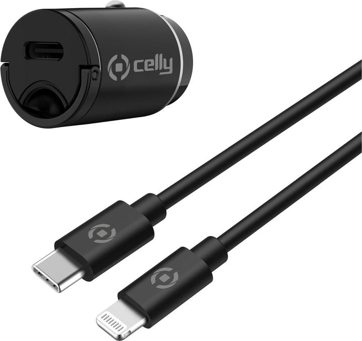 Actual product image Celly CCMINILIGHT Mobile Charger Black Car