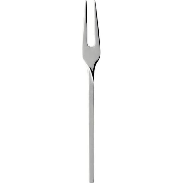 Villeroy & Boch Fleischgabel NewWave, Servierbesteck, Silber