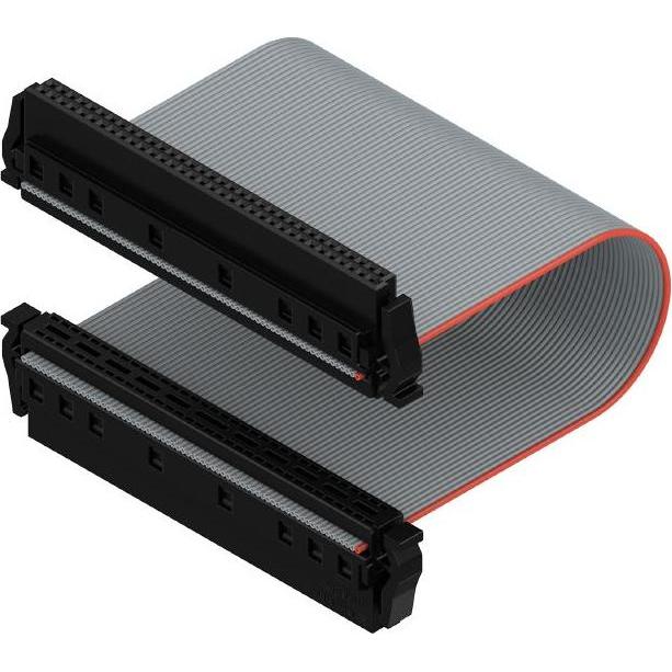 Weidmüller 2827300000 Pfosten-Steckverbinder Rastermass 1.27 mm, Cavo + Spina elettrica, Grigio