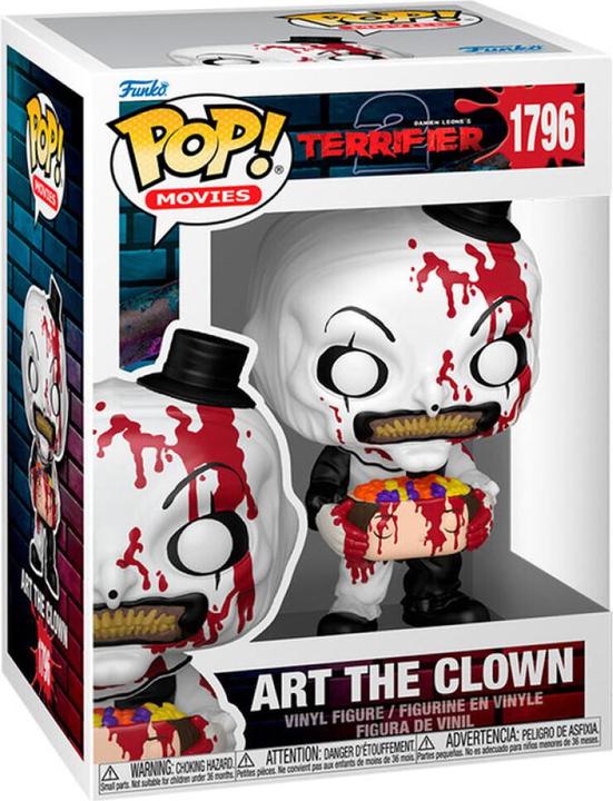 Actual product image Funko Terrifier 2 POP! Movies Vinyl Figur Art the Clown with Candy Filled Head 9 cm