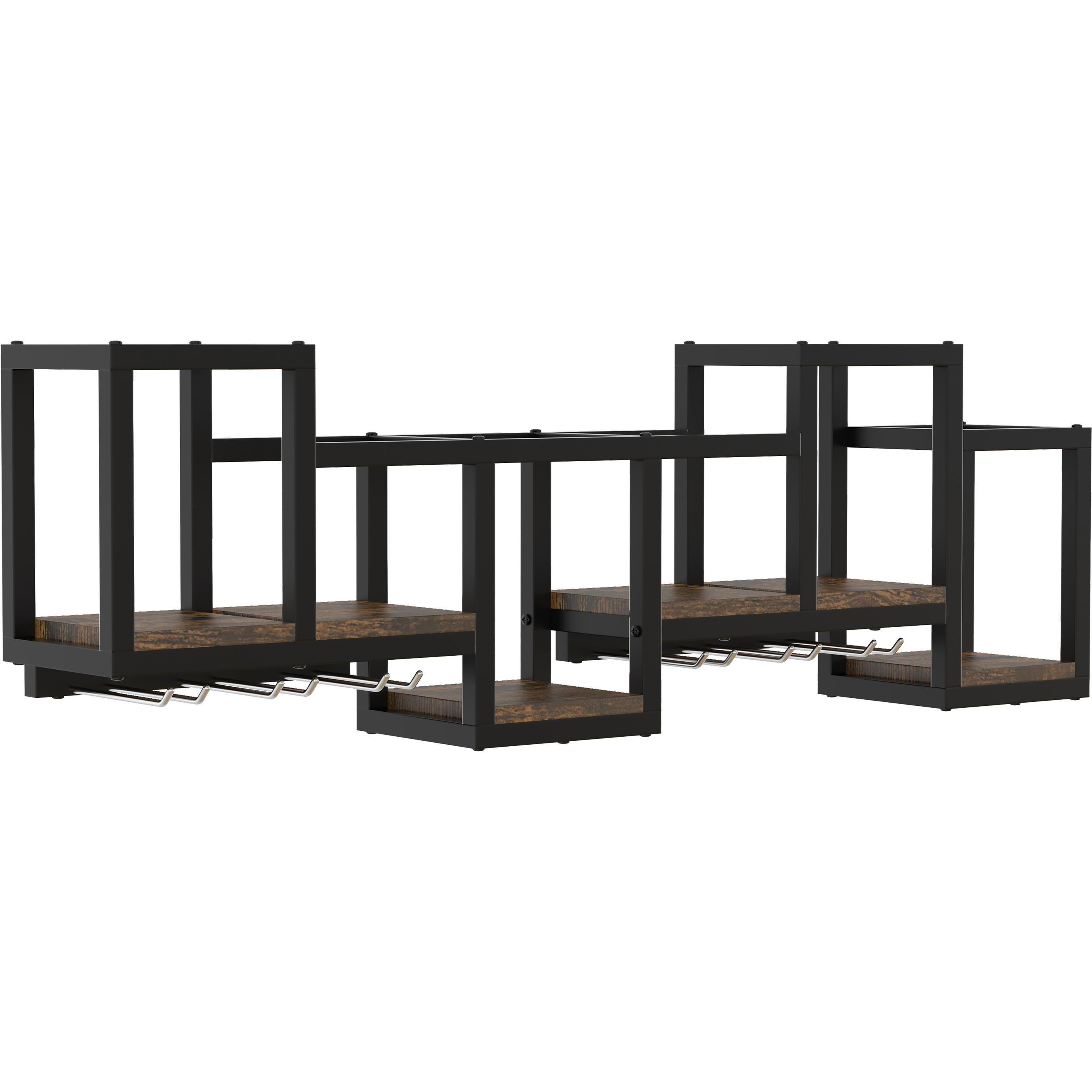 Thumbnail - VCM, Regal, Wandregal Gewüre Gläser Küche Kolari M (108 x 18 x 26 cm)