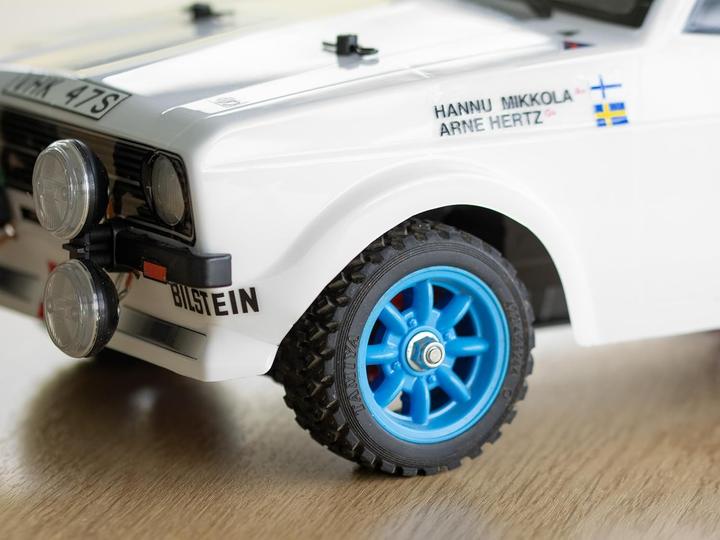 Actual product image Tamiya Ford Escort Mk.II Rally MF-01X Electric Brushed On Road 4WD 1:10 Kit (Kit)