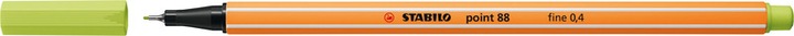 Actual product image STABILO point 88 Fineliner (Lime green, 1 x)