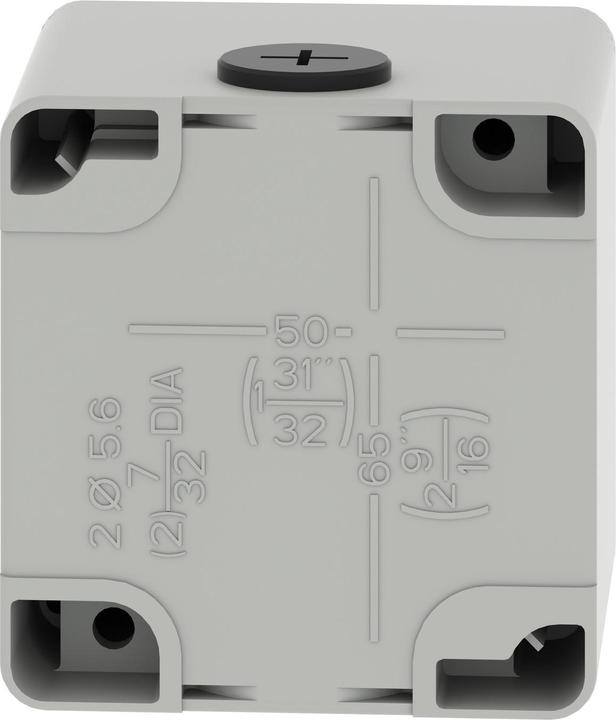 Produktbild Schneider Electric XAPD1601 Leergehäuse XAP Metall grau für 1x30mm - CSA (Gehäuse)