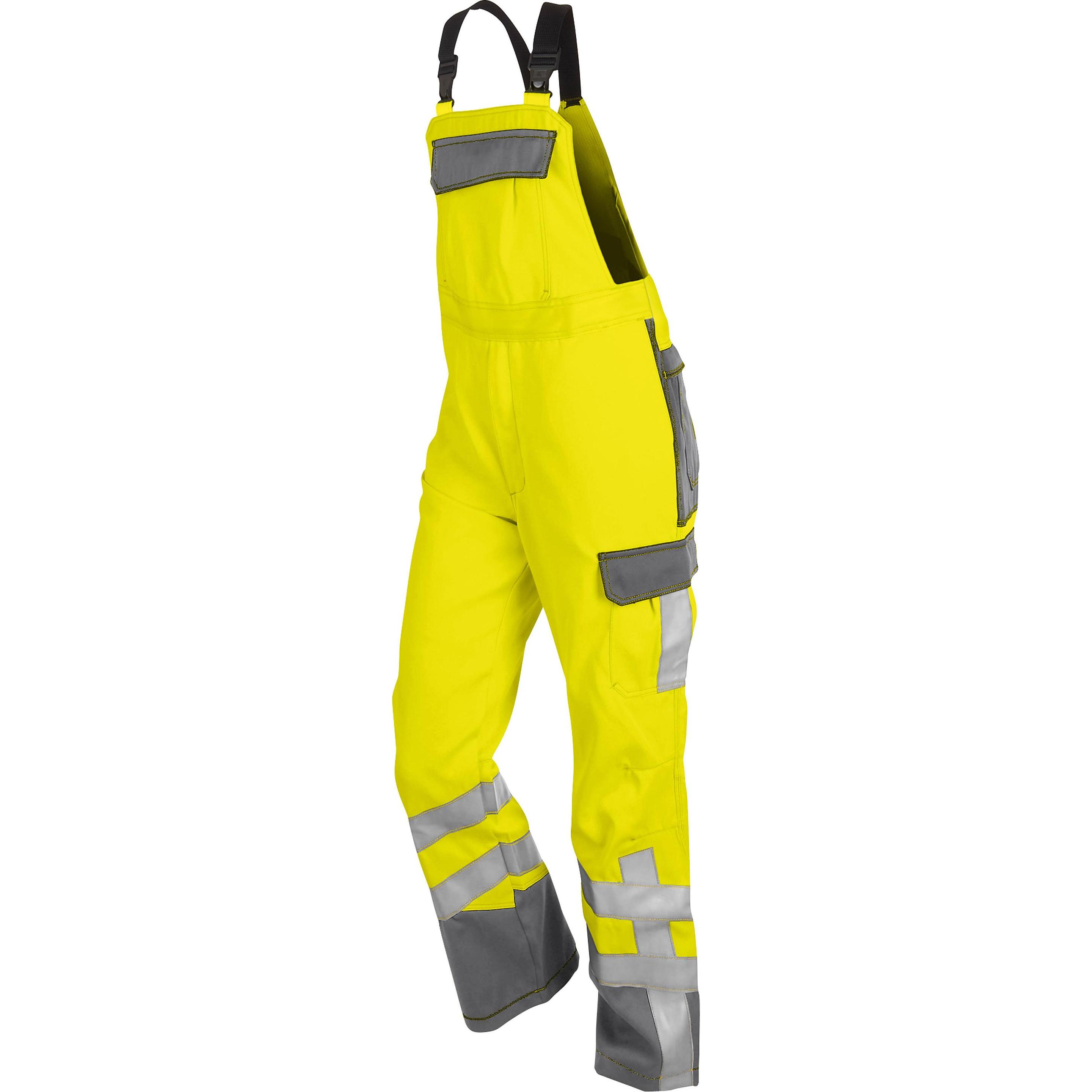 Kübler, Arbeitshose, unisex Warnschutz-Latzhose PSA SAFETY X7 warngelb, anthrazit Grösse 26 (26)