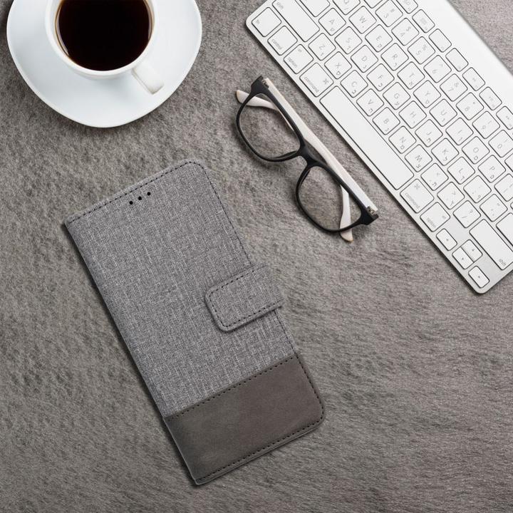 Actual product image OEM Book case GOMMA Book for Xiaomi Redmi Note 14 PRO 4G gray (Xiaomi Redmi Note 14 Pro)