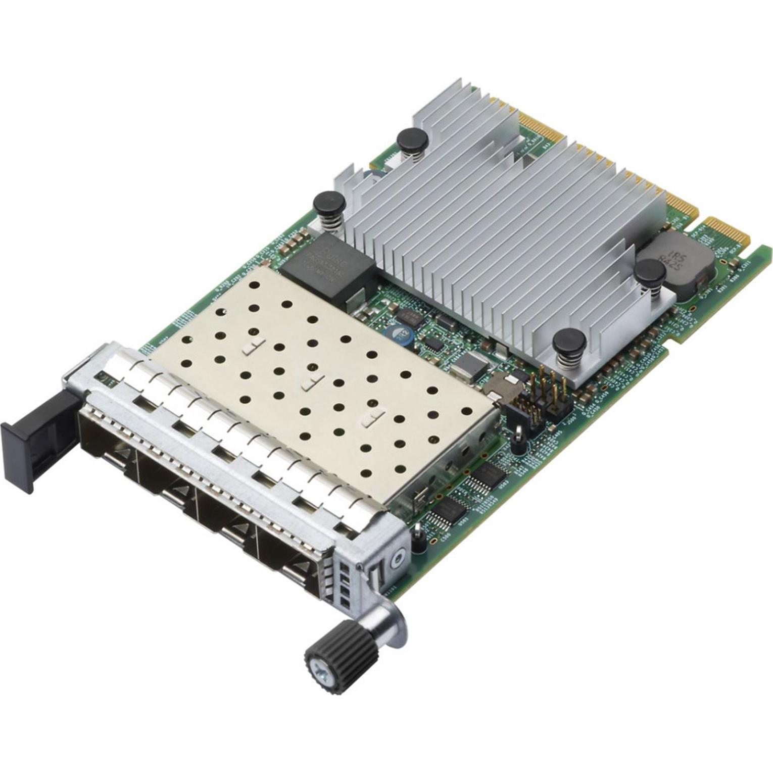Lenovo BCM 57504 25GbE 4-port OCP (Mini PCI Express), Netzwerkkarte, Schwarz