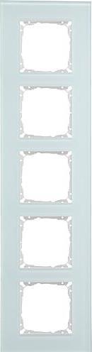 Actual product image EGB V55251598 V55 glass frame 5gang mint
