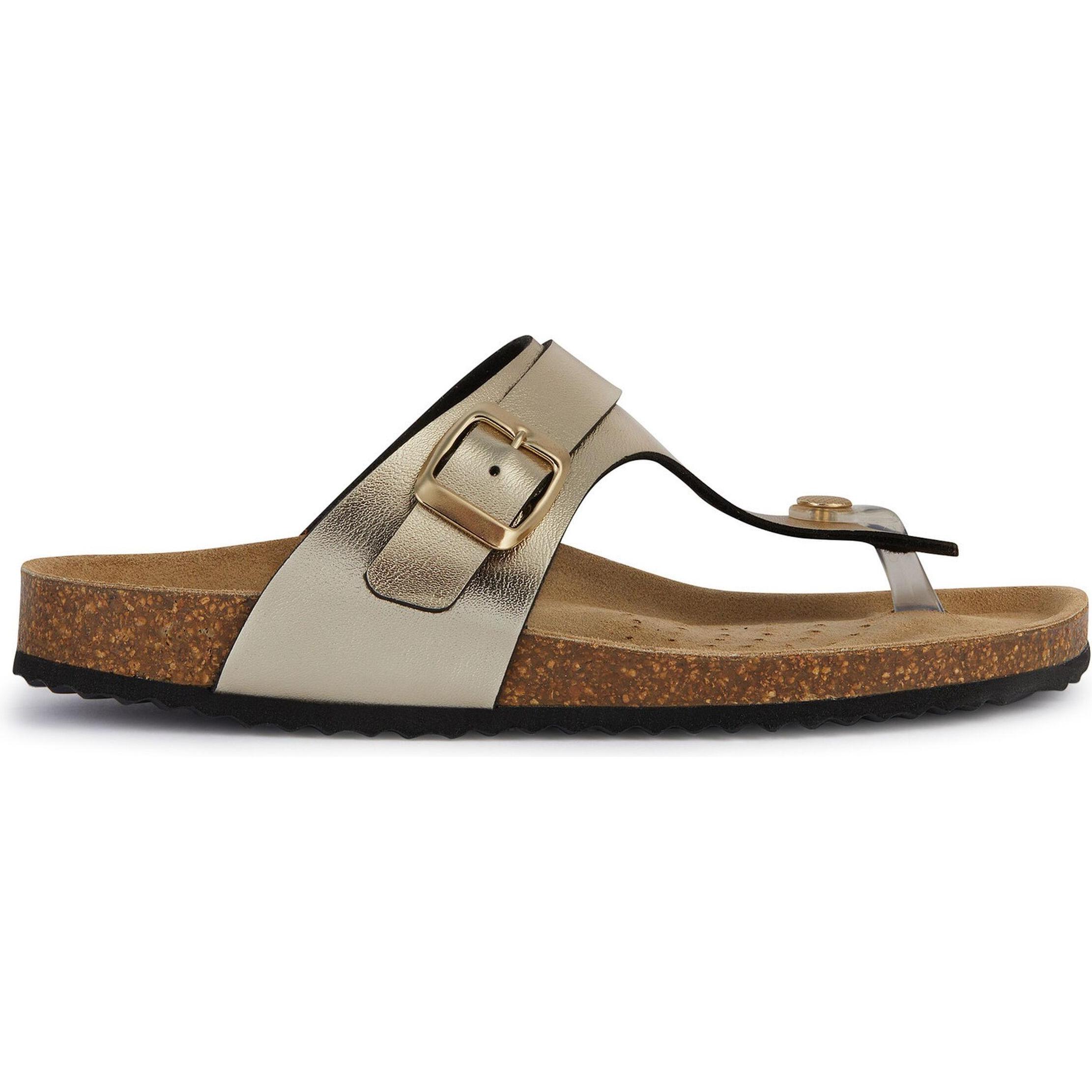 Geox, Damen, Sandalen, Brionia K, Gold, (40)