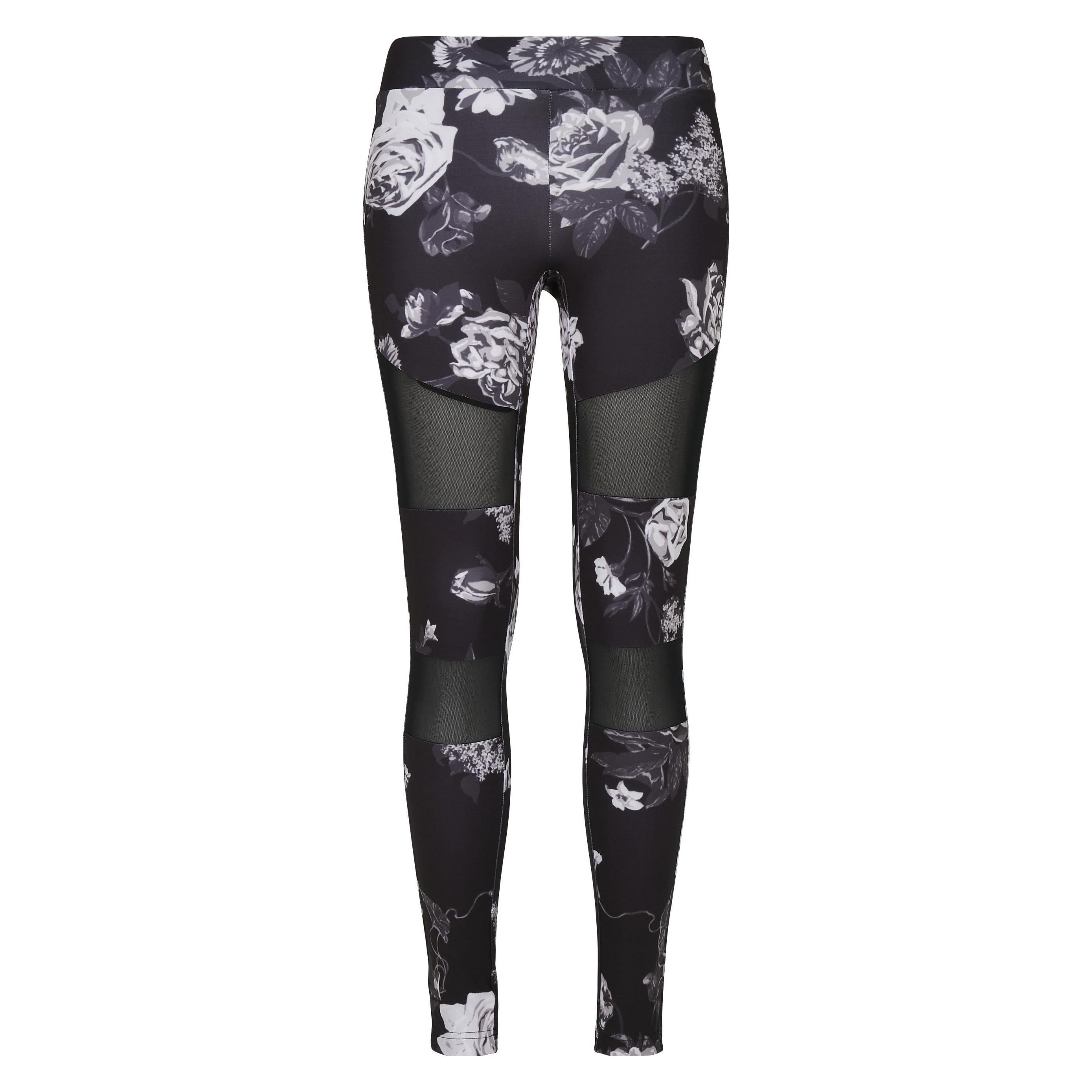 Urban Classics, Damen, Tights, Ladies Tech Mesh Aop Leggings (4XL)