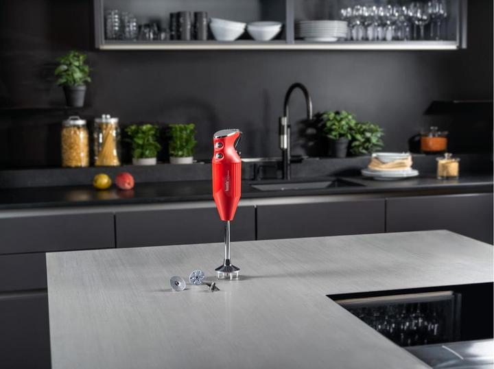 Productafbeelding Bamix Handmixer M250 Prime, Chroom/Rood (EU-stekker)