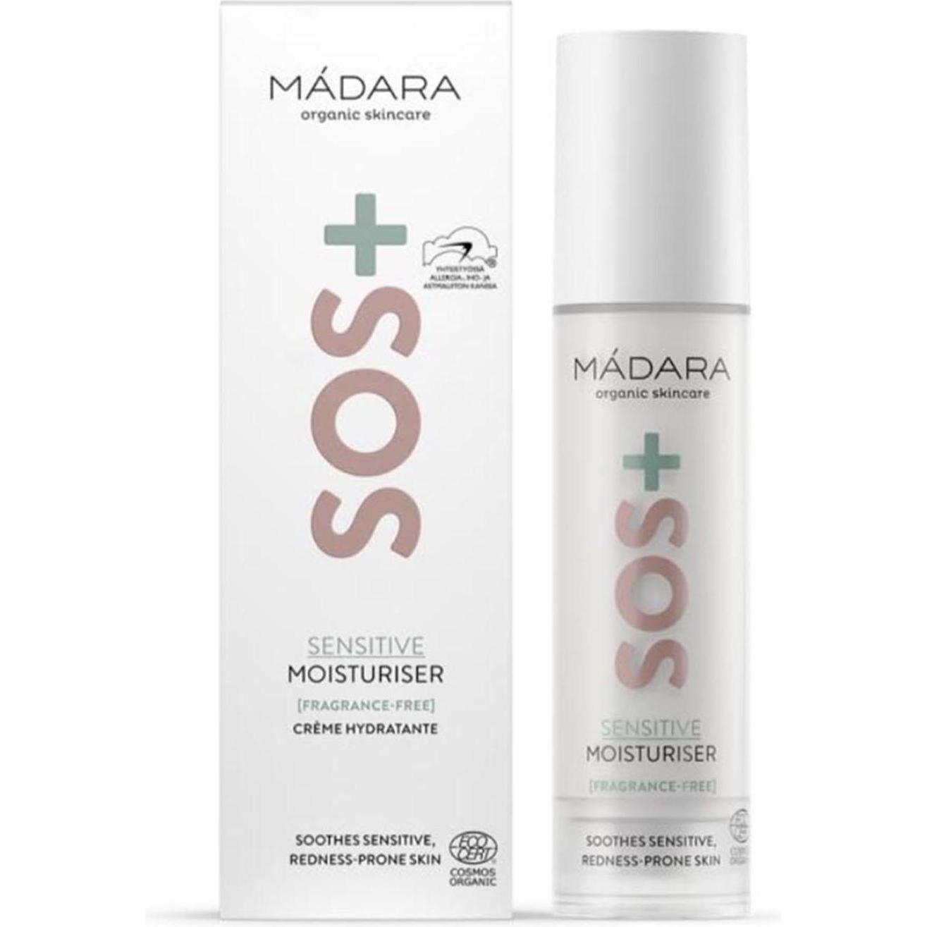 Madara Crema Viso, Mãdara - Hydra Cream Sos+ ( Sensitive E Moisturiser) 50 Ml (50 Ml, 24H)