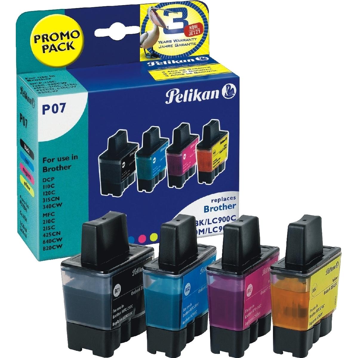 Thumbnail - Pelikan, Druckerpatrone, Lc-900 (M, BK, C, Y)